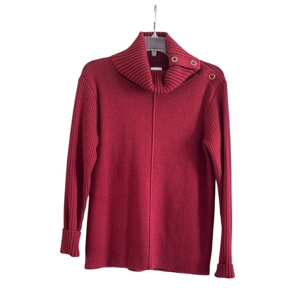 Cabi Pushover Pullover #4287 Dark Red XXS Sweater NEW